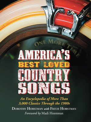 cover image of America's Best Loved Country Songs